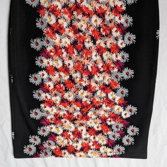 Rabbit Rabbit Rabbit 1/4 Sleeve Floral Sheath Midi Dress Size 10 - Picture 4 of 9